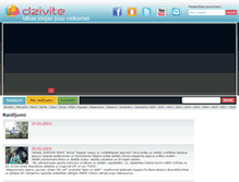 Tablet Screenshot of dzivite.lv